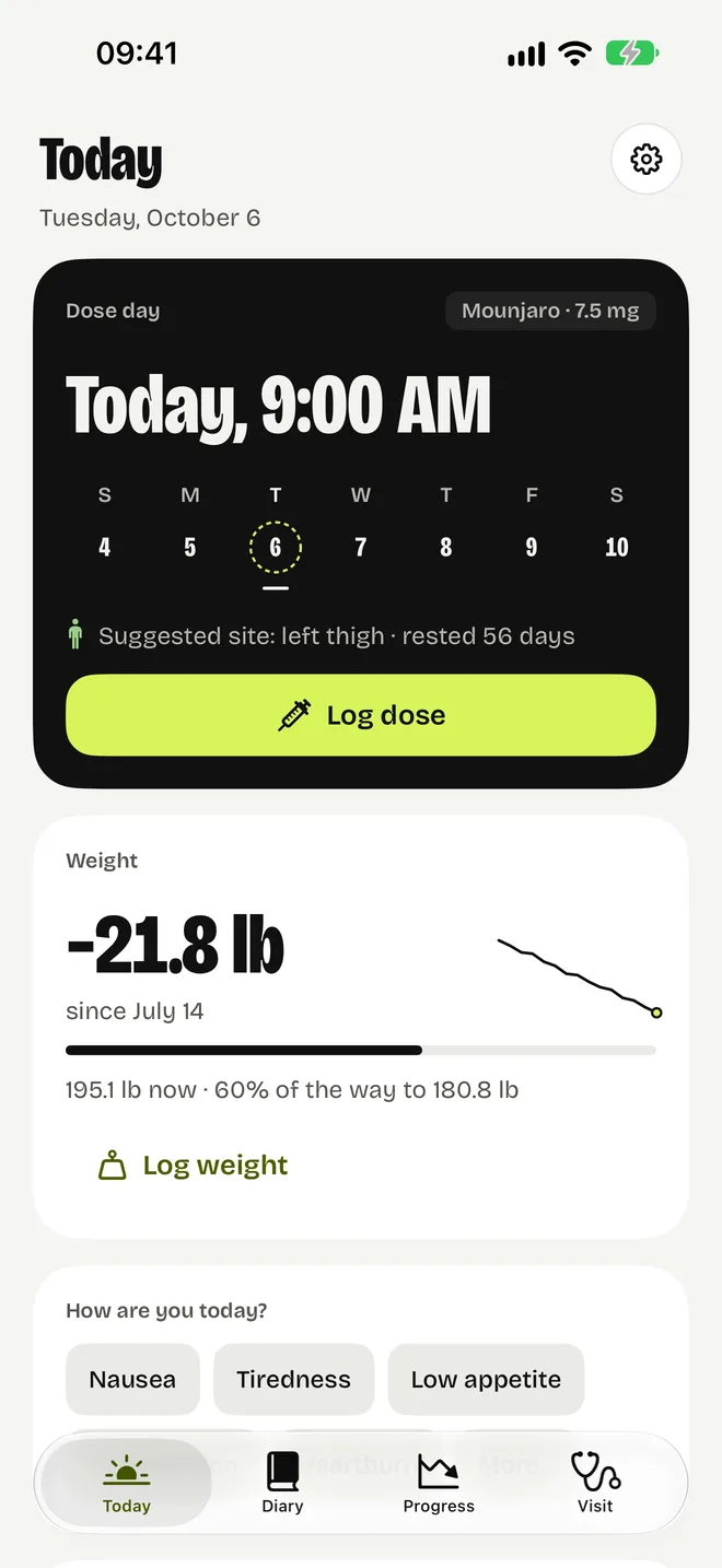 Dose screen 1
